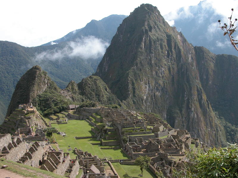 <p>Ruins of the Inca city at Machu Picchu in Peru</p>
