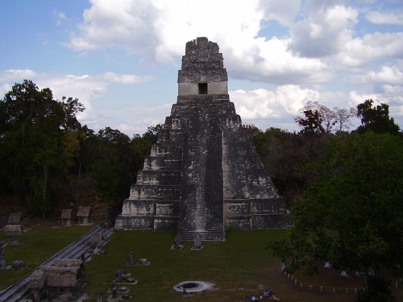 mayan ruins at tikal, Guatemala