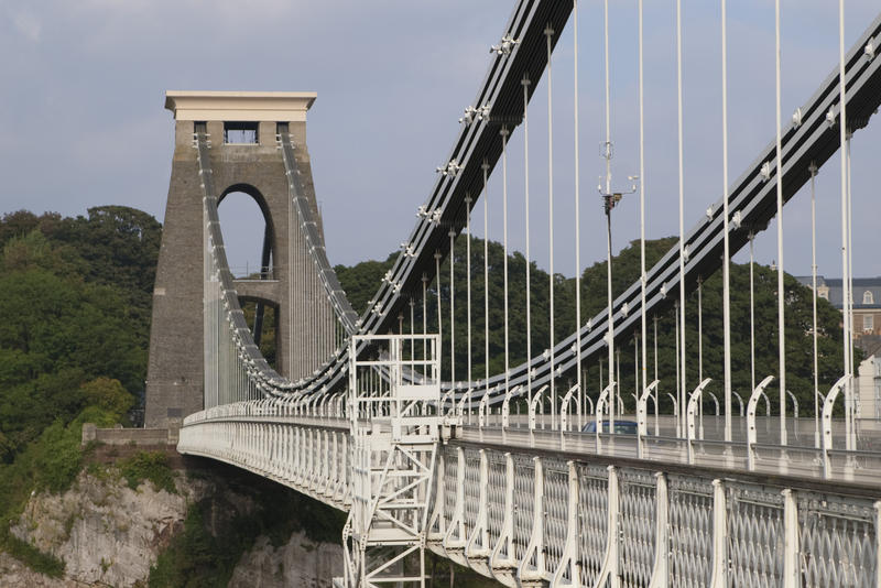 The clifton suspension bridge is an iconic bristol landmark crossing the avon gorge designed by Isambard Kingdom Brunel