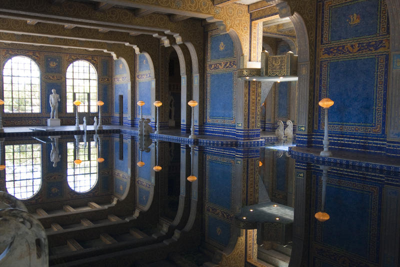 Editorial Use Only: Hearst Castle indoor roman pool, san simeon, california