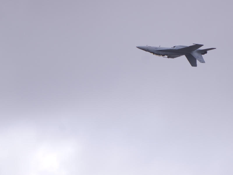 Boeing FA-18 Super Hornet in inverted flight (upsidedown)