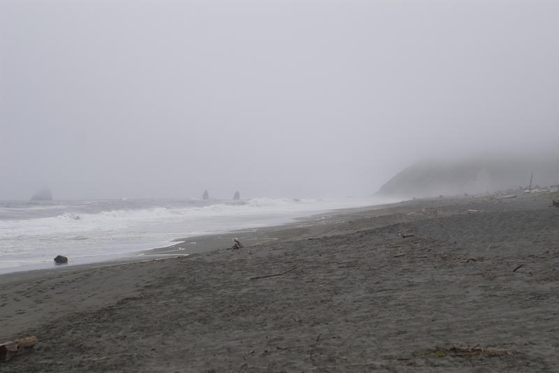 a stormy day on californias north coast