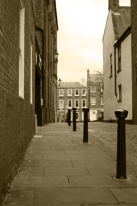 <p>Old Cobbled Street in Darlington</p>