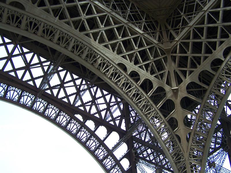 <p>Beneath The Eiffel Tower, Paris, France</p>
