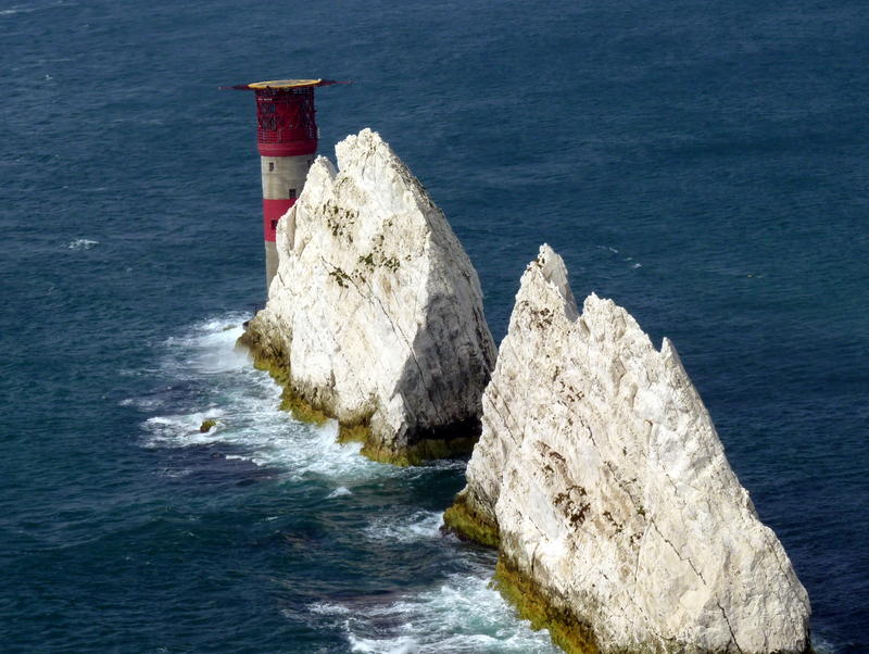 <p>The Needles and Lighthouse off the I.o.W.</p>