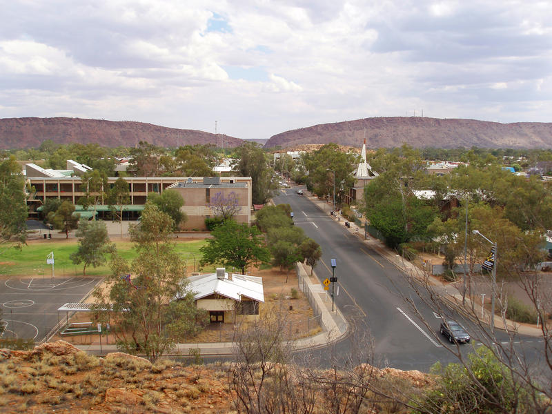 the town of alice springs in australias northern territory