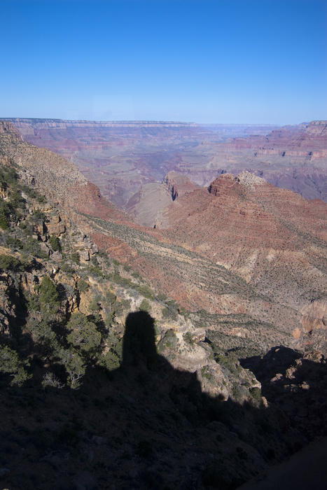 beautiful rugged landscape of the grand canyon as seen from the desert view watchtower