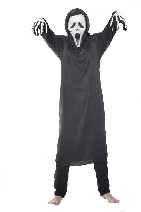 a ghostface scream halloween party outfit
