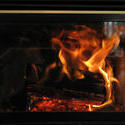 3366-burning logs