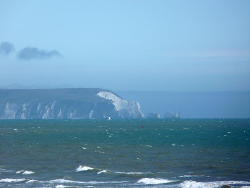 <p>&nbsp;The western tip of the IoW showing the Needles and the &quot;Polar Bear&quot;.Jpg.</p>