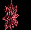 3629-red christmas star