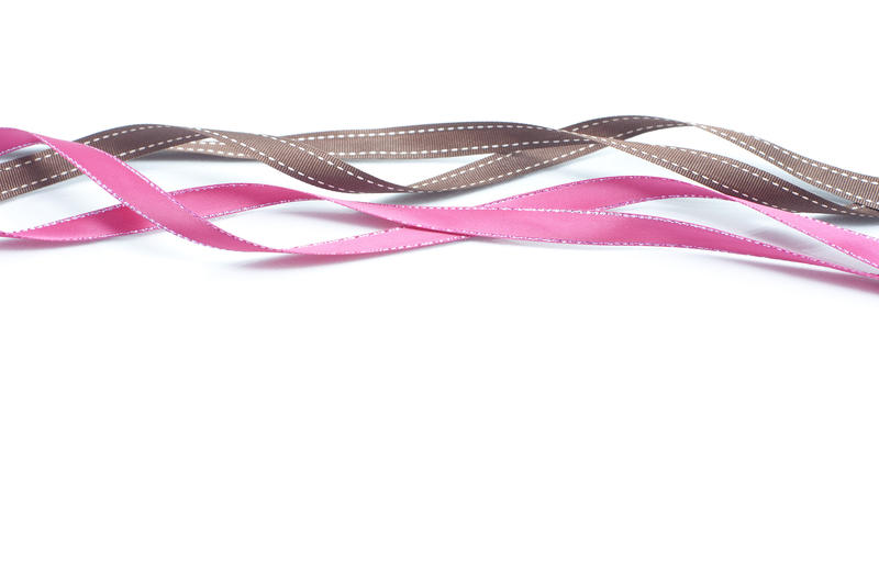 a background composed of twisted ribbons on a white backdrop