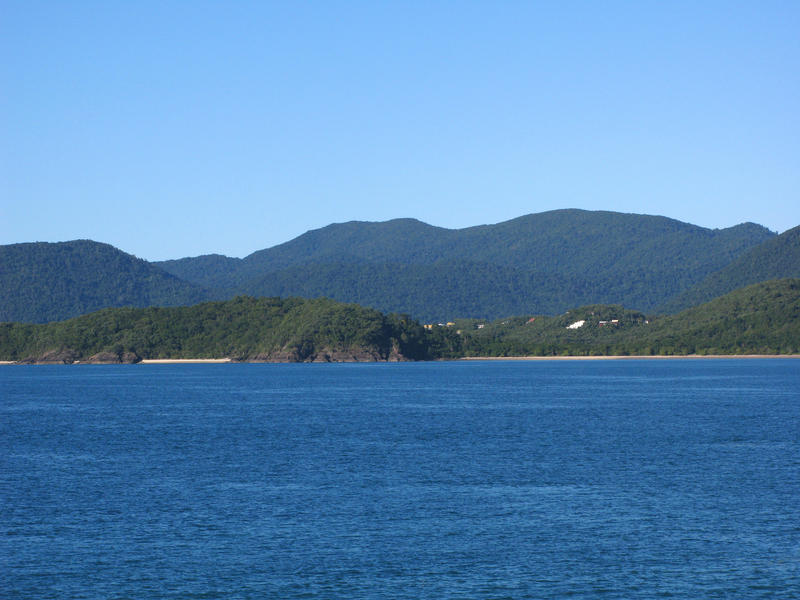 houses built on the headland at shute harbour, whitsundays, QLD