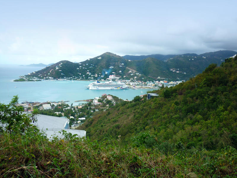 a panoramic view of the british virgin islands, tortola