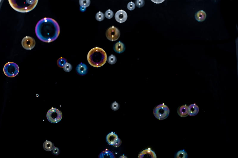 a background image featuring an assortment of different sized bubles