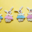 5053   Four Decorative Easter Bunnies