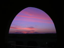 4437   egypt sunset arch