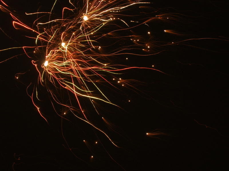 <p>bonfire night firework lights</p>