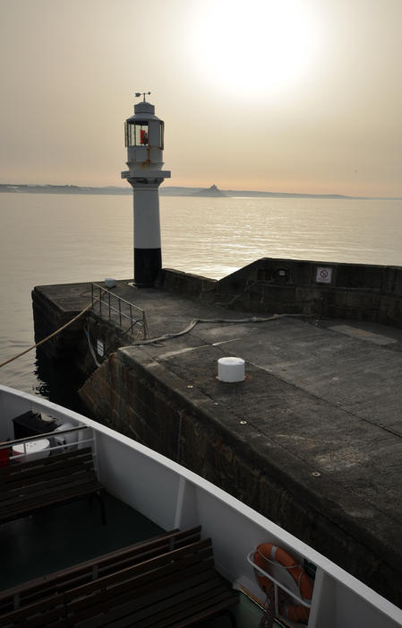 Sunrise at Penzance Harbour on the south west coast of England