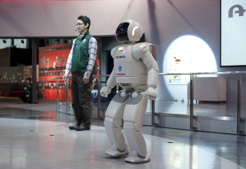 A demonstration of the Asimo Robot, not property released