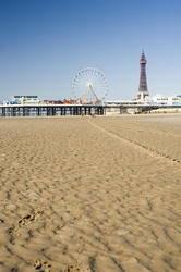 7653   Blackpool Tower and Central Pier