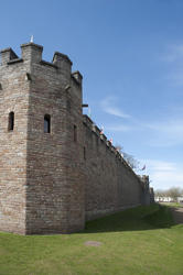 7563   Cardiff Castle walls