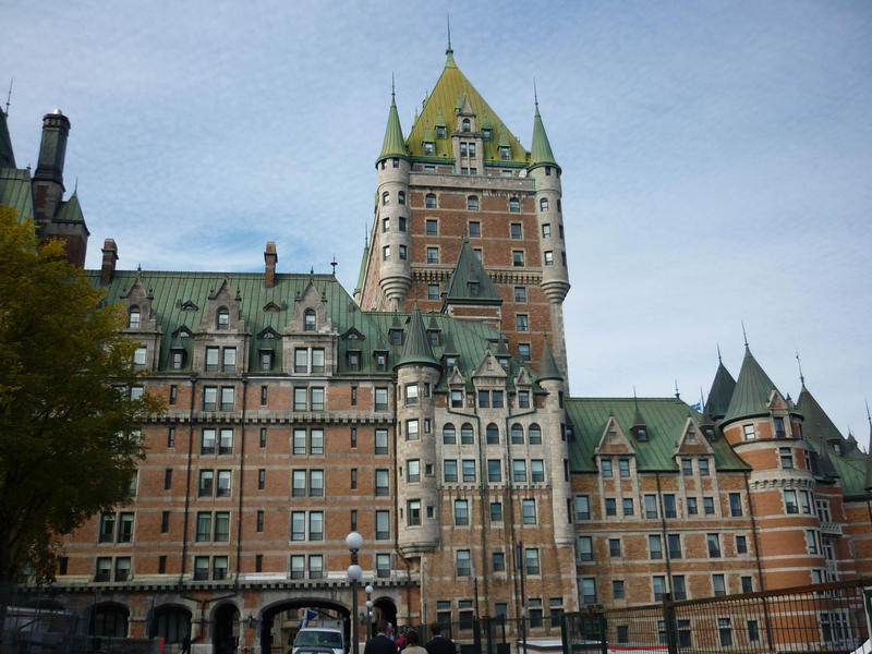 Chateau Frontenac, Quebec is a large luxury hotel and well known landmark in the city