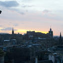7159   Edinburgh skyline at sunset