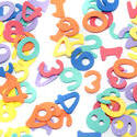 6969   Colourful numbers scattered on white