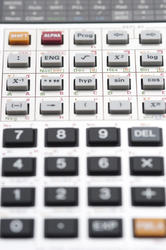 5295   Keypad of complex scientific calculator