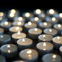 6811   Background of burning candles
