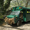 5517   Grass skirted bus