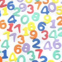 7009   Colourful numbers background