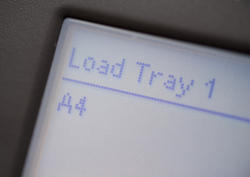 5424   Load Tray message on a copier