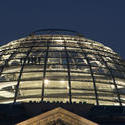 7093   Dome of the Reichstag building at night