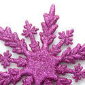 6830   Pink snowflake Christmas ornament