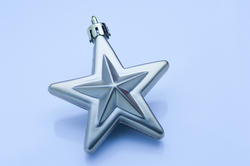 6831   Blue Christmas star decoration