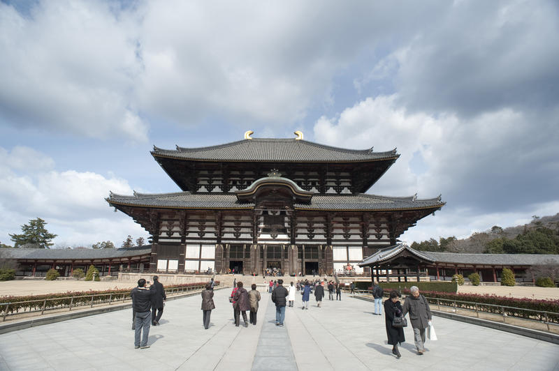 Todai ji temple in nara, the worlds largest wooden building
