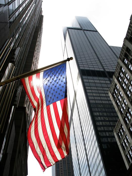 <p>AMERICAN FLAG &amp; WILLIS TOWER (Chicago, USA)&nbsp;</p>