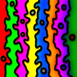 9716   abstract squiggle stripes