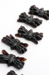 8538   Detail of Halloween jelly spiders