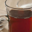 11594   Glass mug of hot black tea