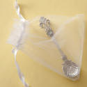 10573   Silver christening spoon in a gift bag