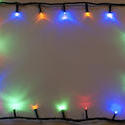 11682   Colorful shining Christmas light border