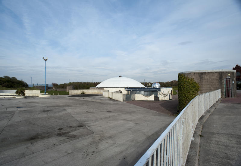 derelict urban landscacpe - the morecambe dome and former leisure park