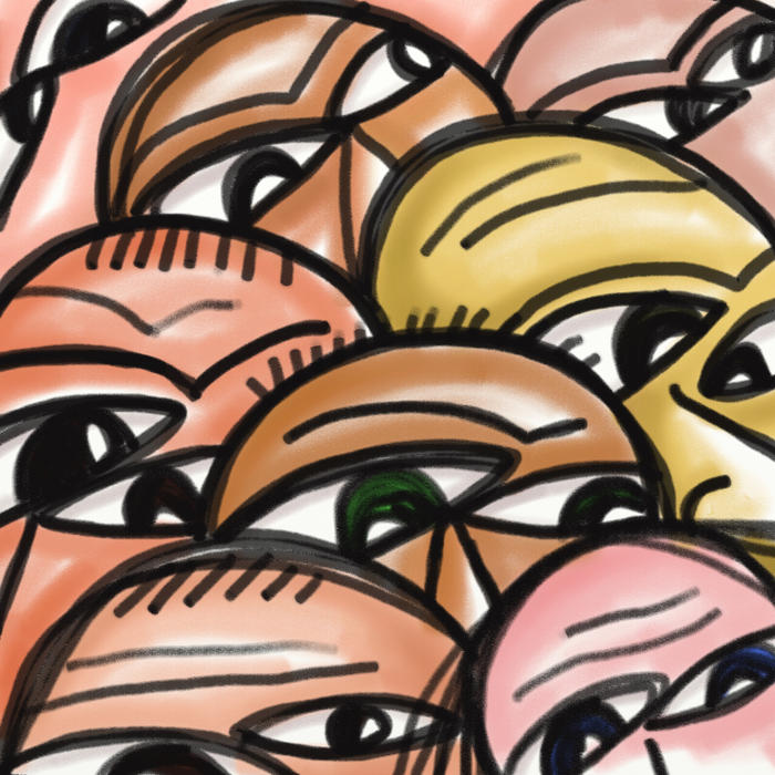 <p>Digitally painted illustration of a group of diverse faces.</p>
