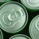 11589   Close up of several cans