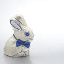 7899   Cute Easter Bunny egg with bowtie