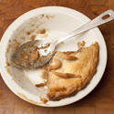 10481   Half eaten pie with a pastry crust