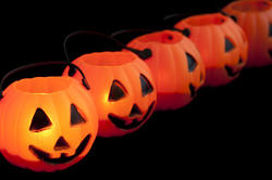 8542   Orange Halloween jack o lanterns